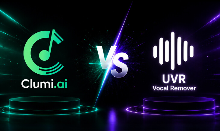 Clumi AI Vs. UVR Vocal Remover: Bester KI Vocal Remover 2026