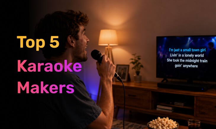 Top 5 AI Karaoke Makers for Karaoke Tracks & Videos