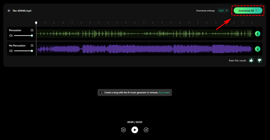 08 Download de tracks